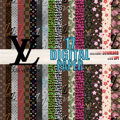 louis vuitton floral wrapping paper|louis vuitton paper to print.